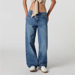 Refuge Low Rise Baggy Wide Leg Jeans